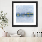 Across the Way II by Ren�e W. Stramel on GIANT ART - blue abstract