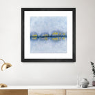 Across the Way II by Ren�e W. Stramel on GIANT ART - blue abstract