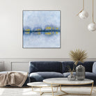Across the Way II by Ren�e W. Stramel on GIANT ART - blue abstract