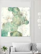 Riverbed I by Jennifer Goldberger on GIANT ART - green abstract