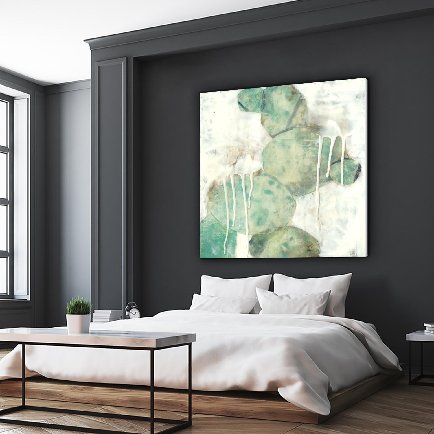 Riverbed I by Jennifer Goldberger on GIANT ART - green abstract