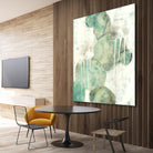 Riverbed I by Jennifer Goldberger on GIANT ART - green abstract