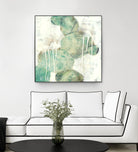 Riverbed I by Jennifer Goldberger on GIANT ART - green abstract