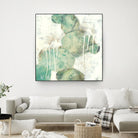 Riverbed I by Jennifer Goldberger on GIANT ART - green abstract