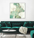 Riverbed I by Jennifer Goldberger on GIANT ART - green abstract