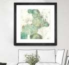 Riverbed I by Jennifer Goldberger on GIANT ART - green abstract