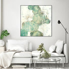 Riverbed I by Jennifer Goldberger on GIANT ART - green abstract
