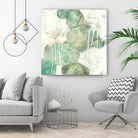 Riverbed I by Jennifer Goldberger on GIANT ART - green abstract