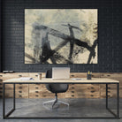 Sumi-e and Wax I by Jennifer Goldberger on GIANT ART - abstract