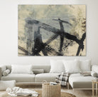 Sumi-e and Wax I by Jennifer Goldberger on GIANT ART - abstract