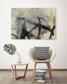 Sumi-e and Wax I by Jennifer Goldberger on GIANT ART - abstract