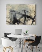 Sumi-e and Wax I by Jennifer Goldberger on GIANT ART - abstract