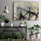 Sumi-e and Wax I by Jennifer Goldberger on GIANT ART - abstract