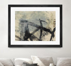 Sumi-e and Wax I by Jennifer Goldberger on GIANT ART - abstract
