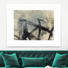 Sumi-e and Wax I by Jennifer Goldberger on GIANT ART - abstract