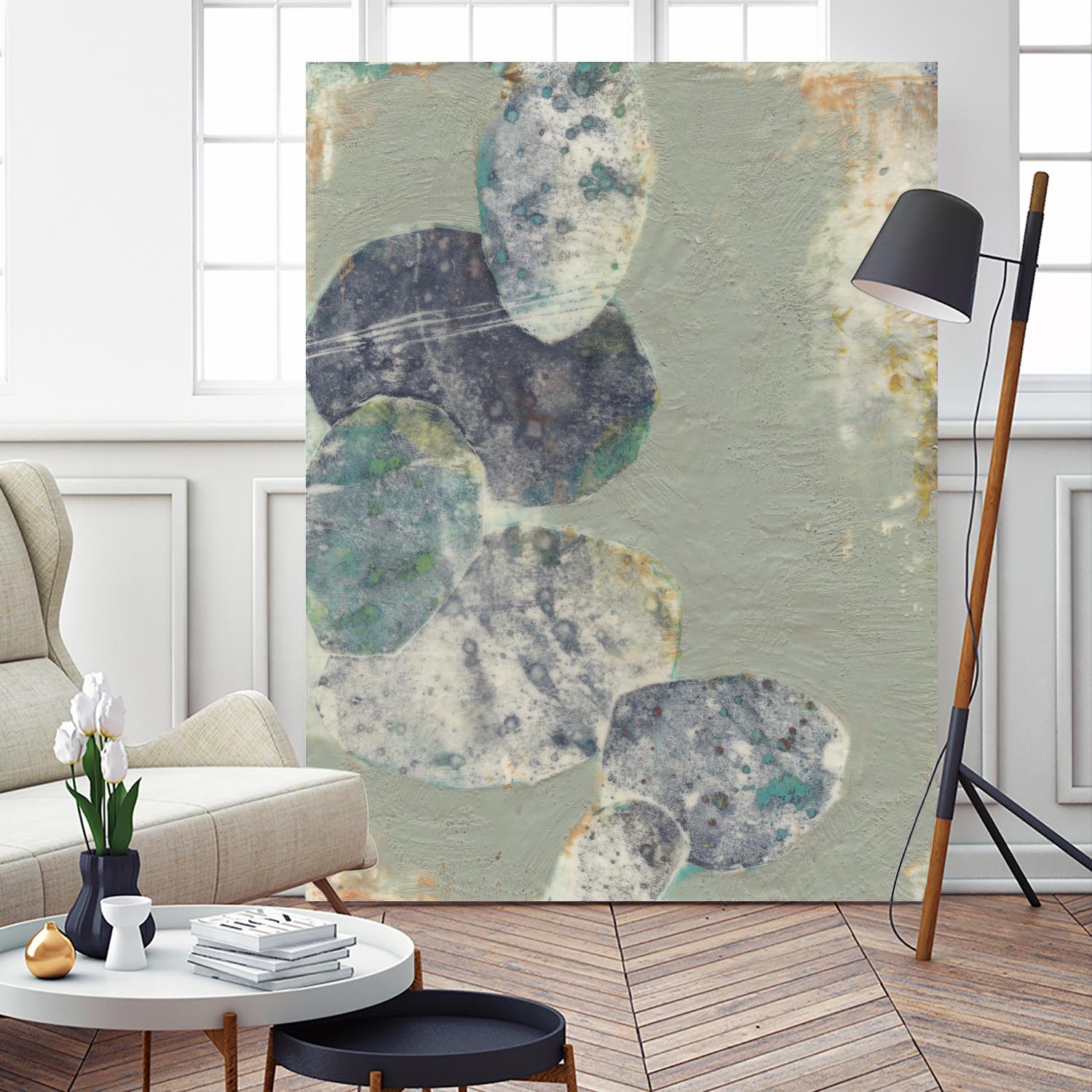Rock Formations II by Jennifer Goldberger on GIANT ART - green abstract