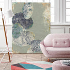 Rock Formations II by Jennifer Goldberger on GIANT ART - green abstract