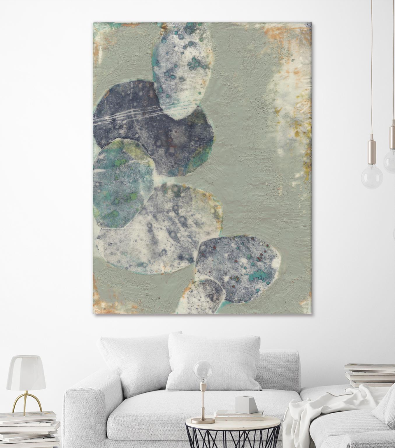 Rock Formations II by Jennifer Goldberger on GIANT ART - green abstract