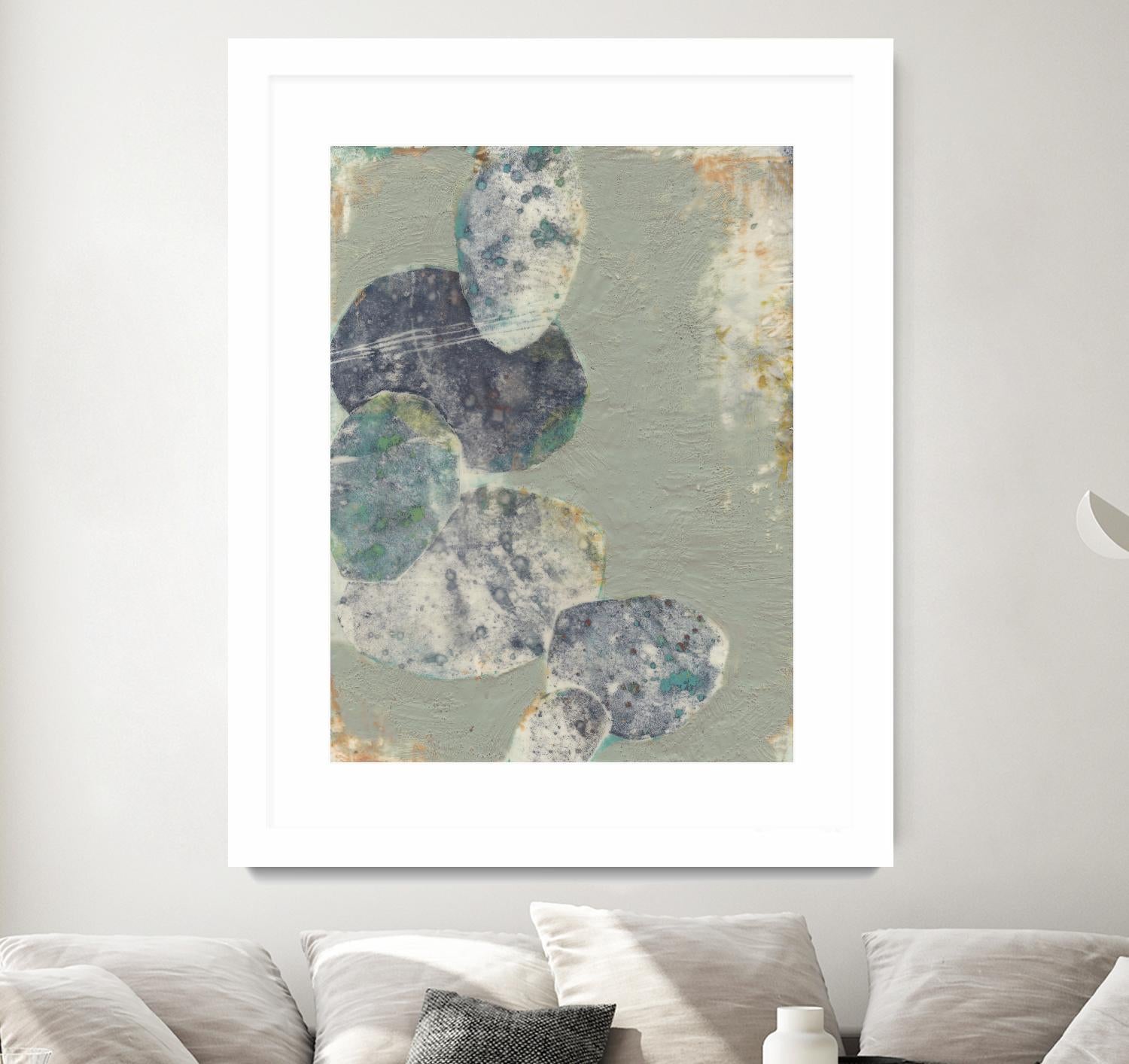 Rock Formations II by Jennifer Goldberger on GIANT ART - green abstract