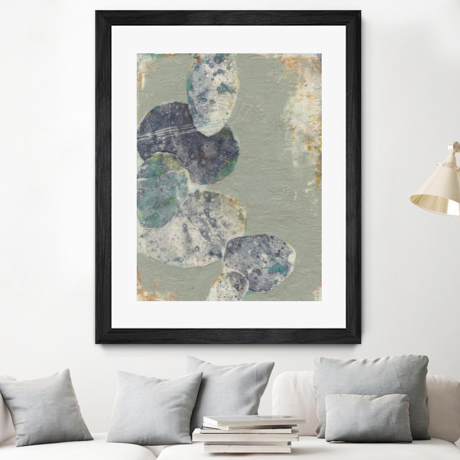 Rock Formations II by Jennifer Goldberger on GIANT ART - green abstract