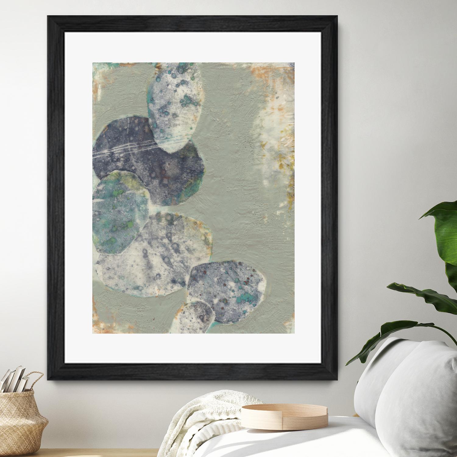 Rock Formations II by Jennifer Goldberger on GIANT ART - green abstract