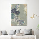 Rock Formations II by Jennifer Goldberger on GIANT ART - green abstract