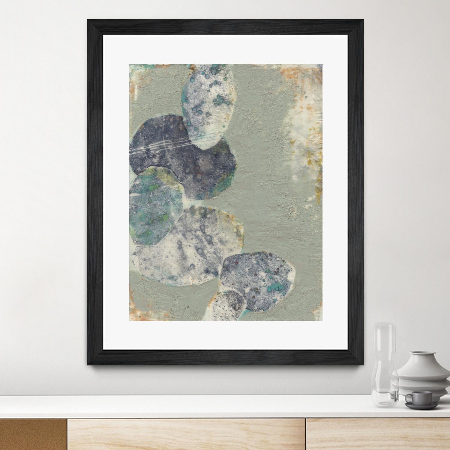 Rock Formations II by Jennifer Goldberger on GIANT ART - green abstract