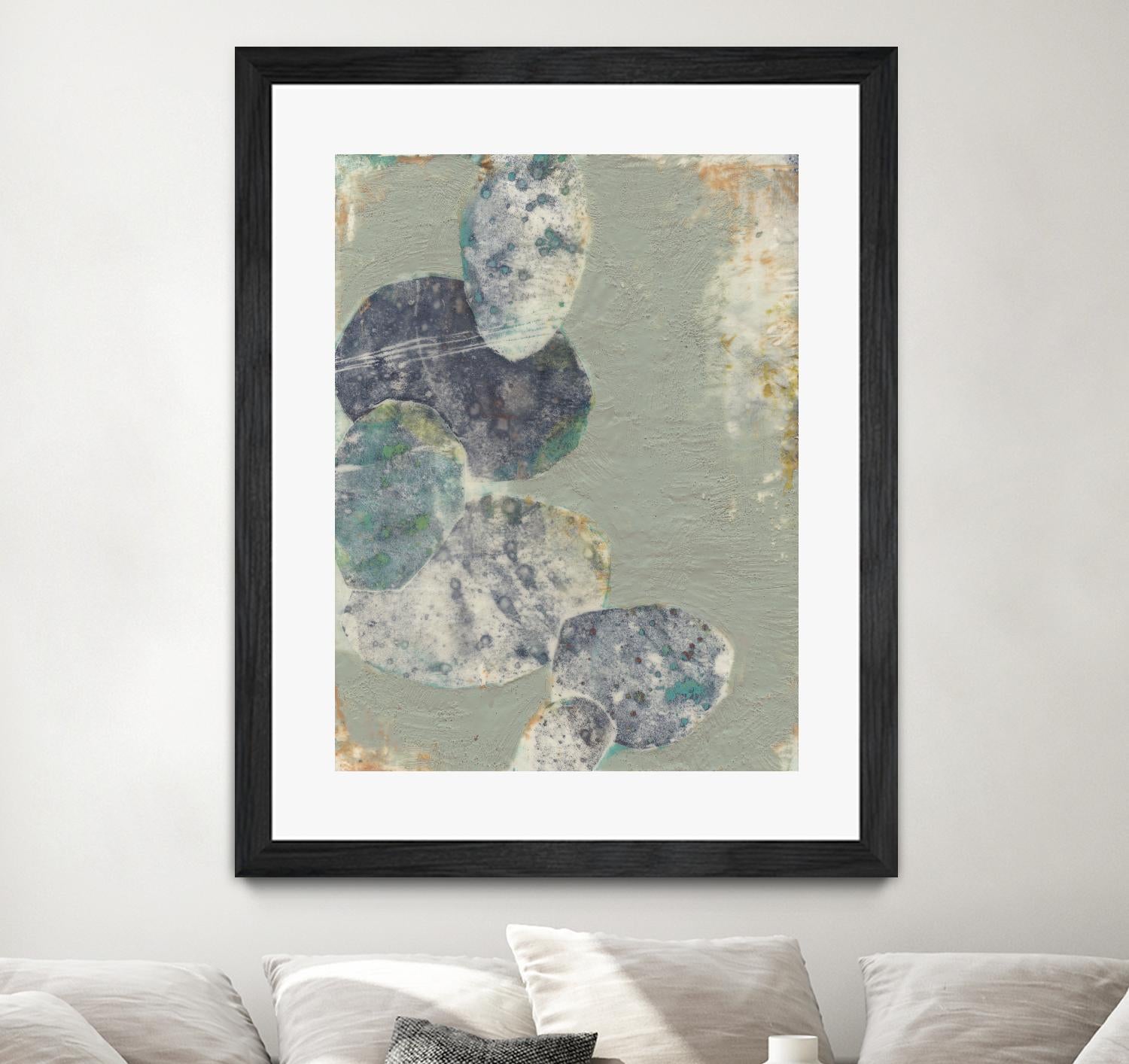 Rock Formations II by Jennifer Goldberger on GIANT ART - green abstract