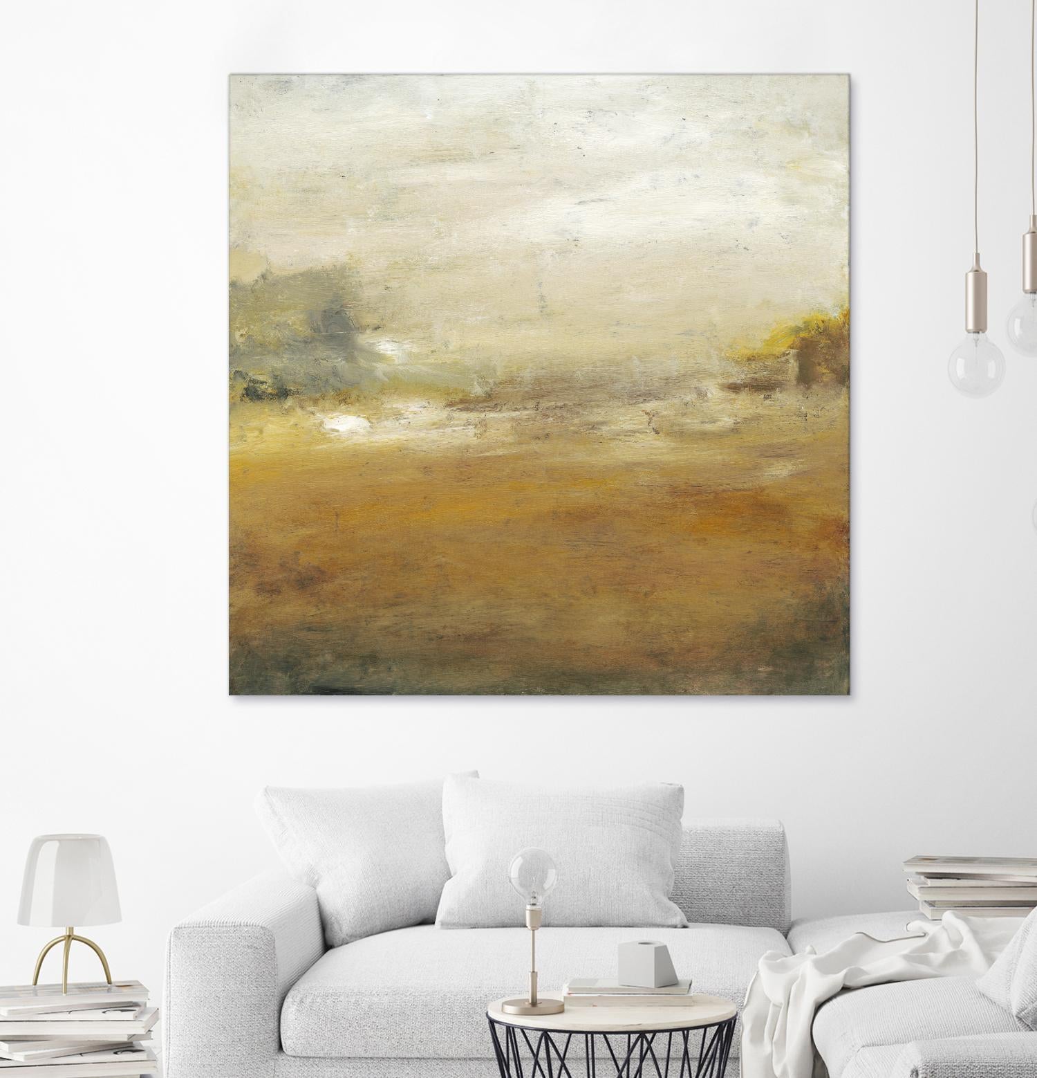Along the Island II by Sharon Gordon on GIANT ART - yellow sea scene