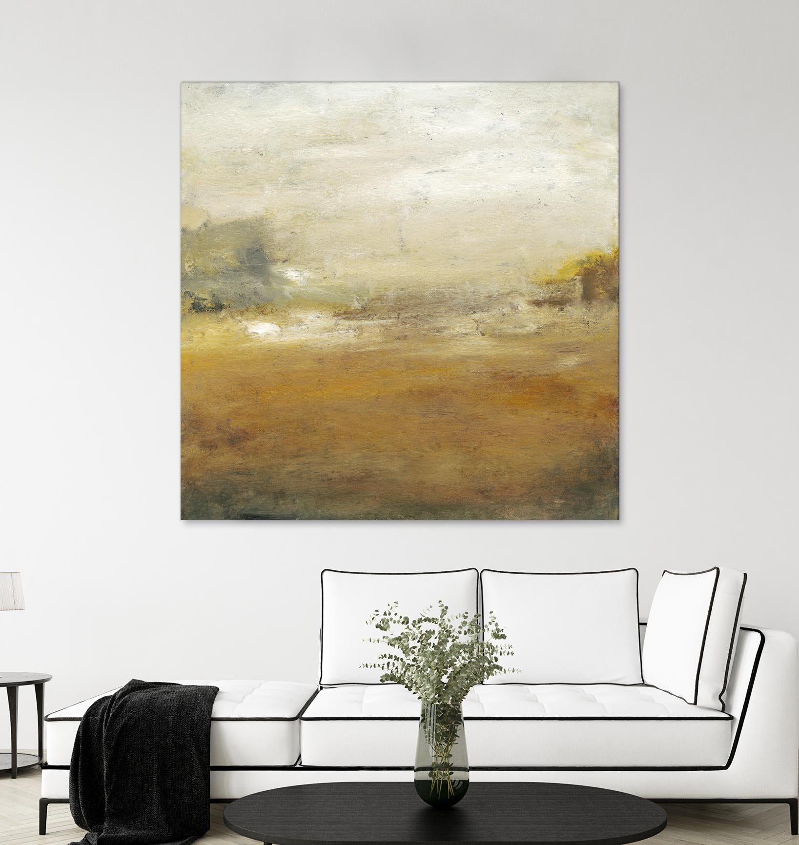 Along the Island II by Sharon Gordon on GIANT ART - yellow sea scene