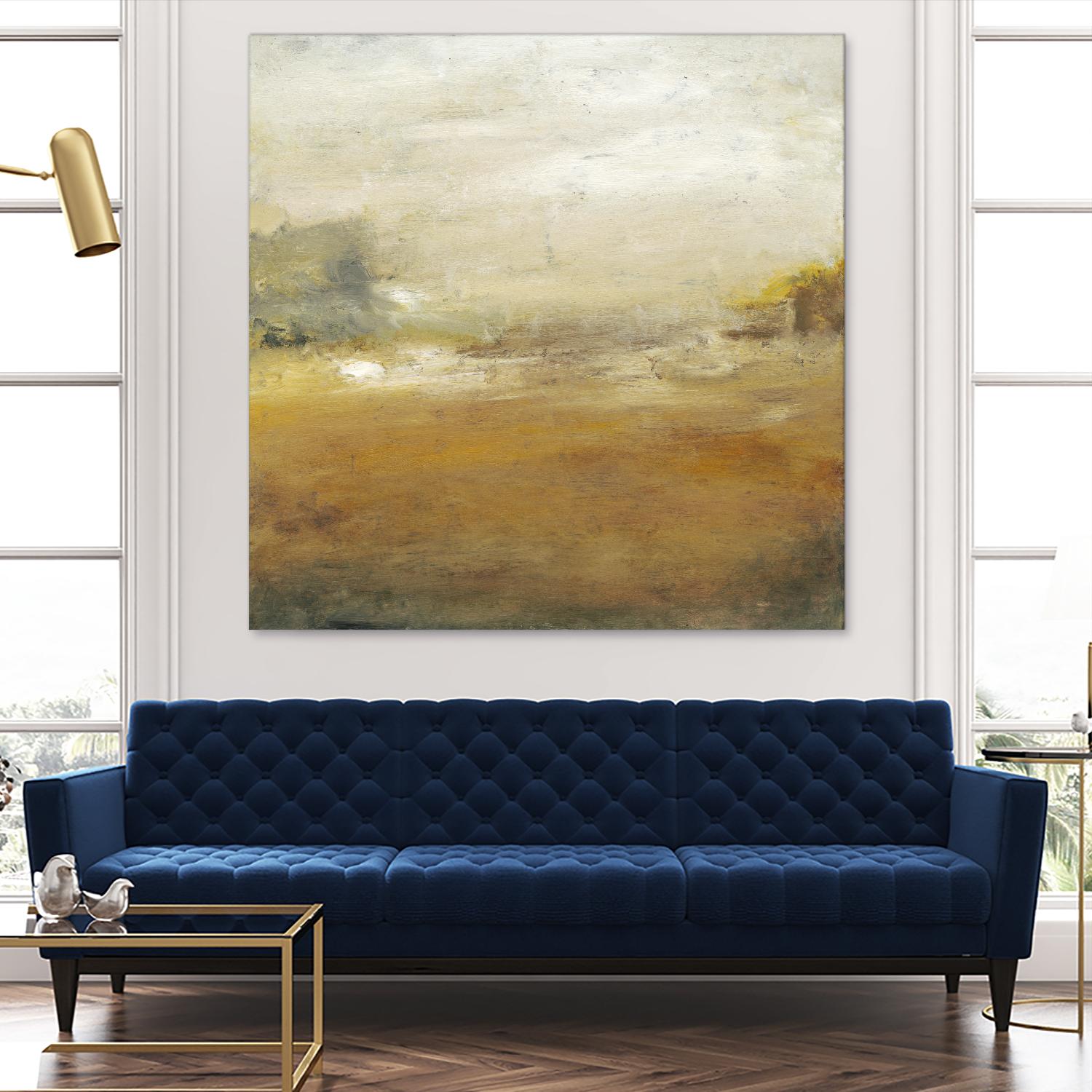 Along the Island II by Sharon Gordon on GIANT ART - yellow sea scene