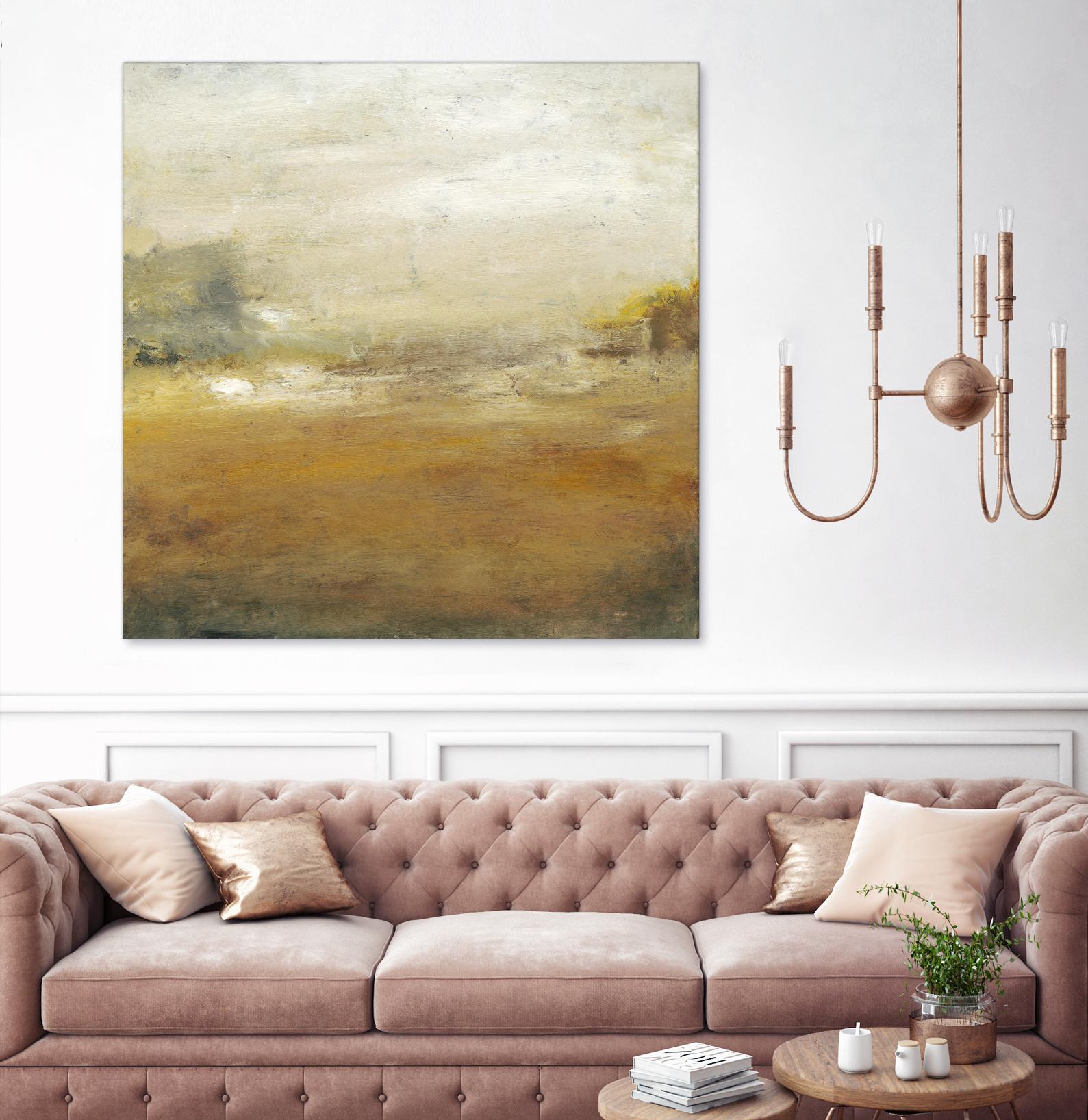 Along the Island II by Sharon Gordon on GIANT ART - yellow sea scene