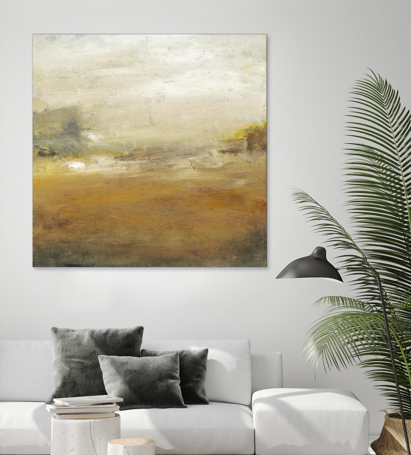 Along the Island II by Sharon Gordon on GIANT ART - yellow sea scene
