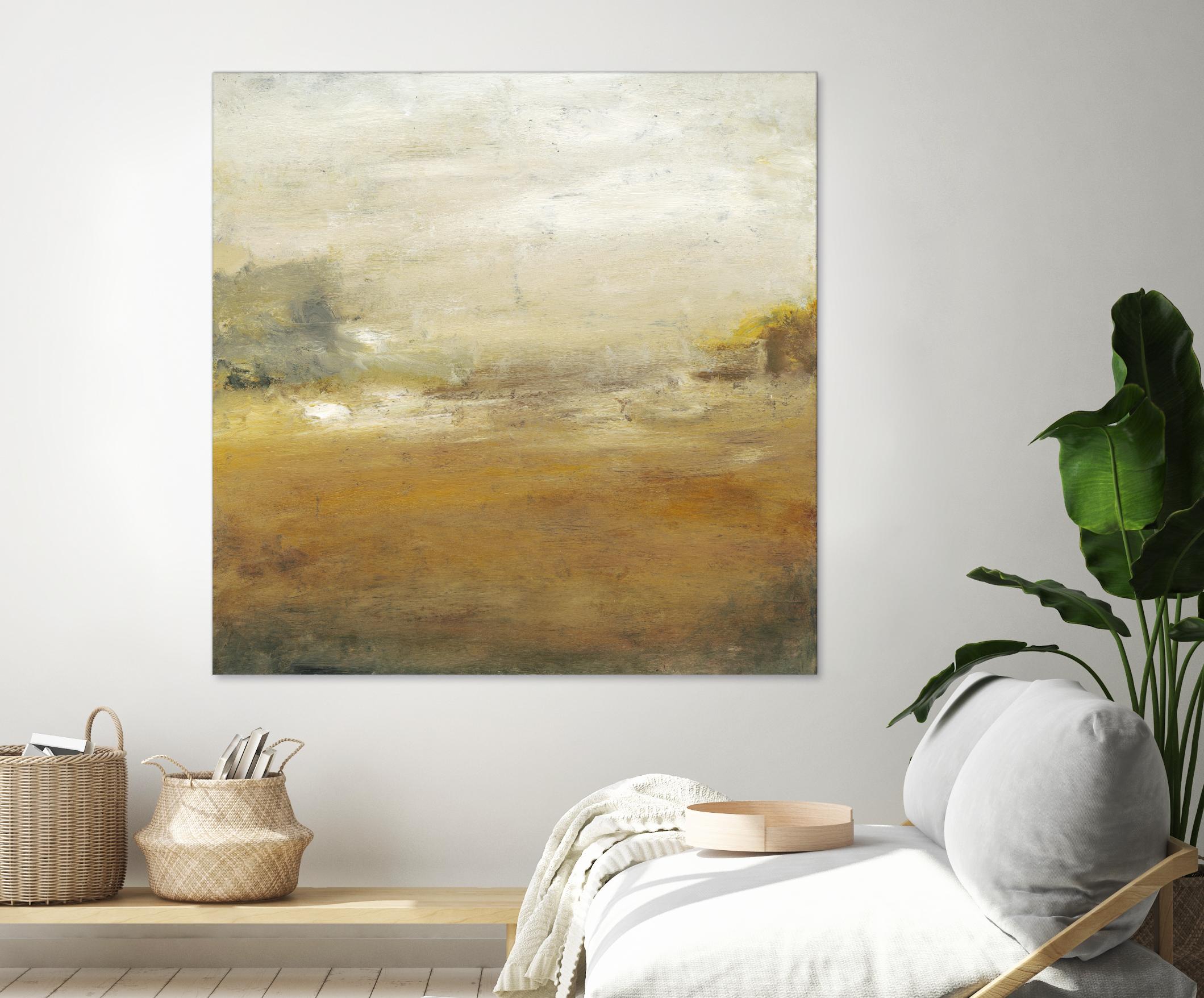 Along the Island II by Sharon Gordon on GIANT ART - yellow sea scene