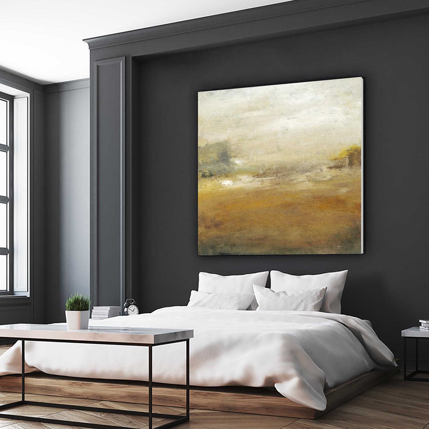 Along the Island II by Sharon Gordon on GIANT ART - yellow sea scene