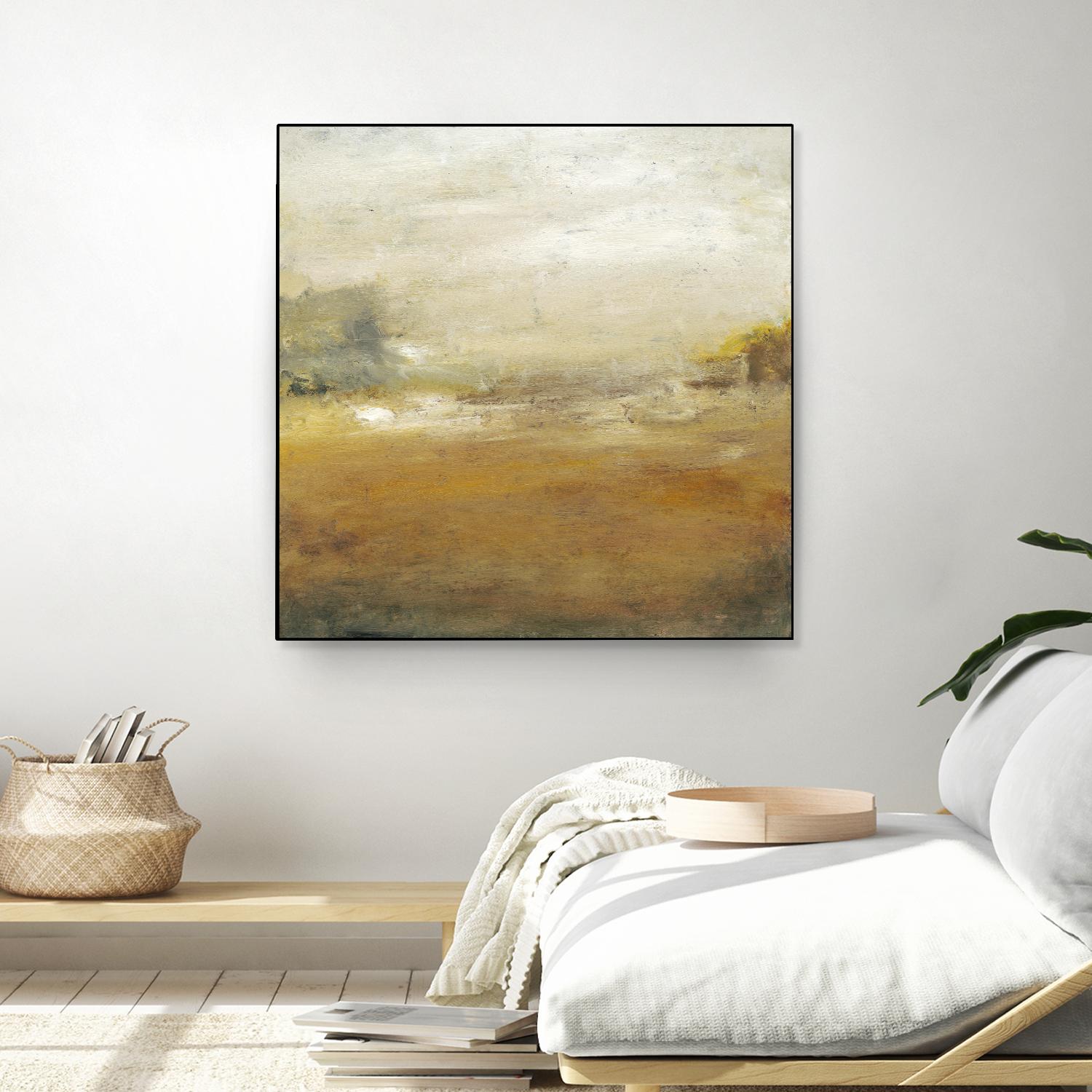 Along the Island II by Sharon Gordon on GIANT ART - yellow sea scene