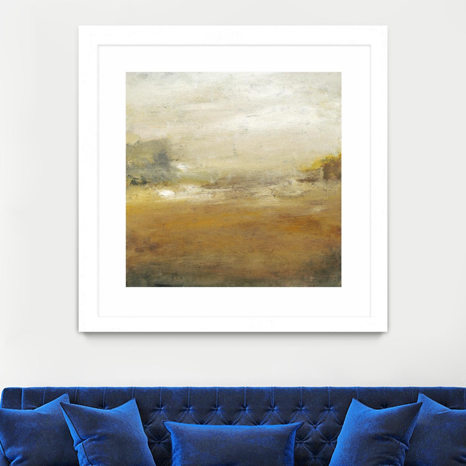 Along the Island II by Sharon Gordon on GIANT ART - yellow sea scene