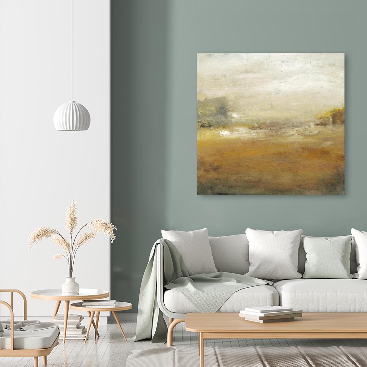Along the Island II by Sharon Gordon on GIANT ART - yellow sea scene