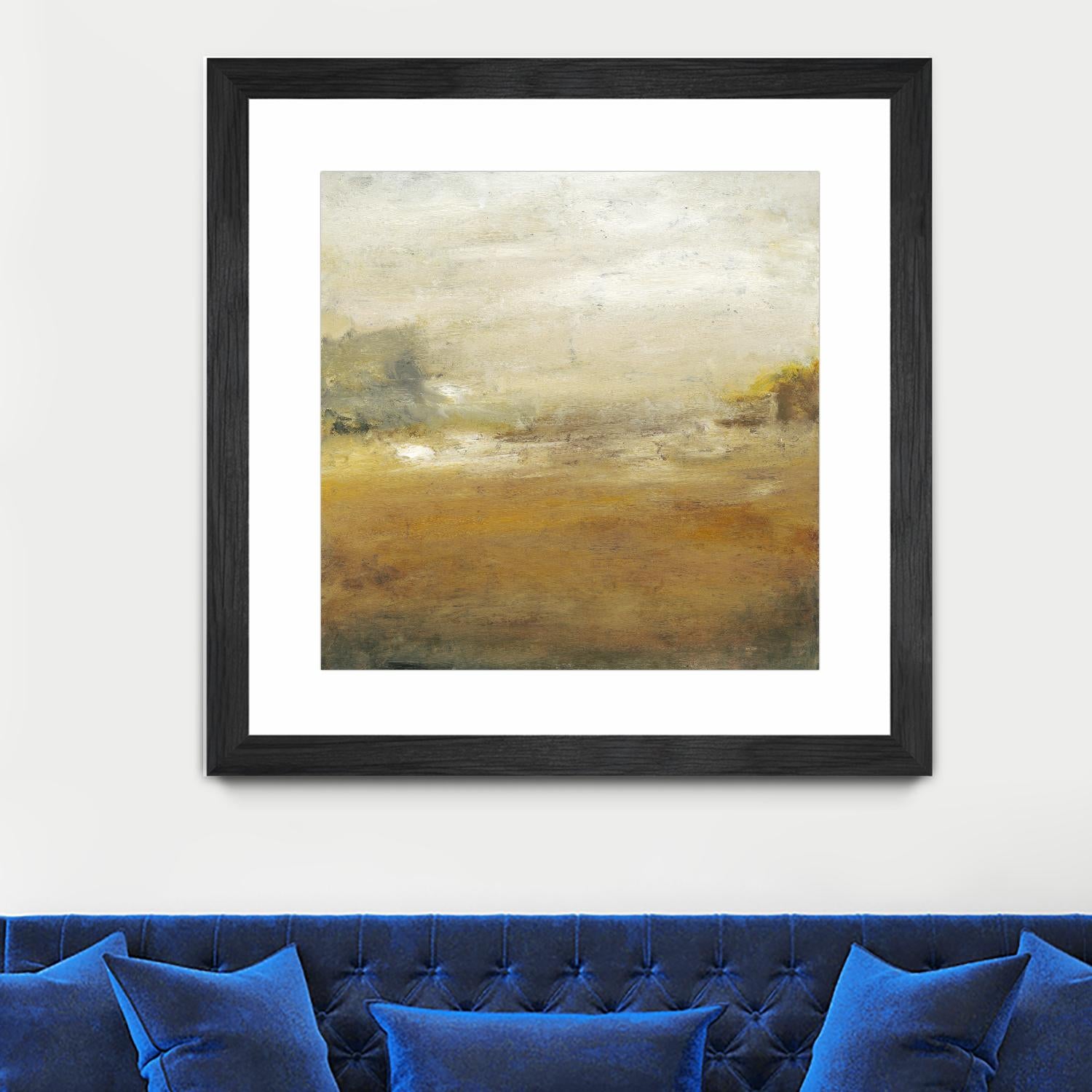 Along the Island II by Sharon Gordon on GIANT ART - yellow sea scene