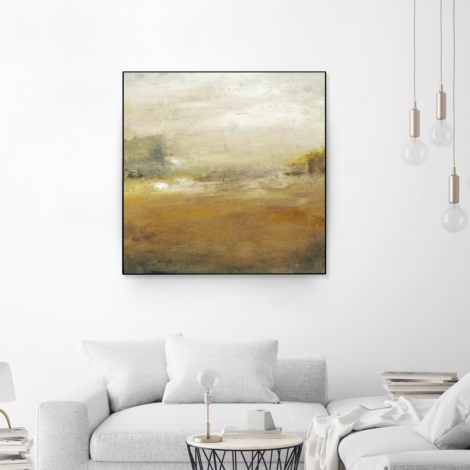 Along the Island II by Sharon Gordon on GIANT ART - yellow sea scene