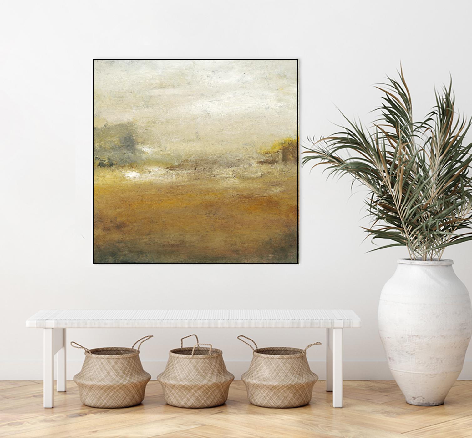 Along the Island II by Sharon Gordon on GIANT ART - yellow sea scene