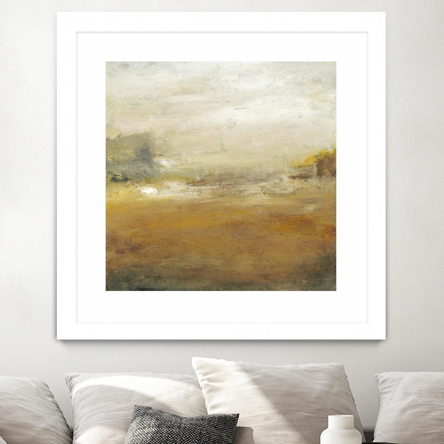 Along the Island II by Sharon Gordon on GIANT ART - yellow sea scene