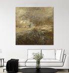 Quiet Marsh II by Sharon Gordon on GIANT ART - brown abstract