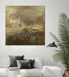 Quiet Marsh II by Sharon Gordon on GIANT ART - brown abstract