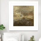 Quiet Marsh II by Sharon Gordon on GIANT ART - brown abstract