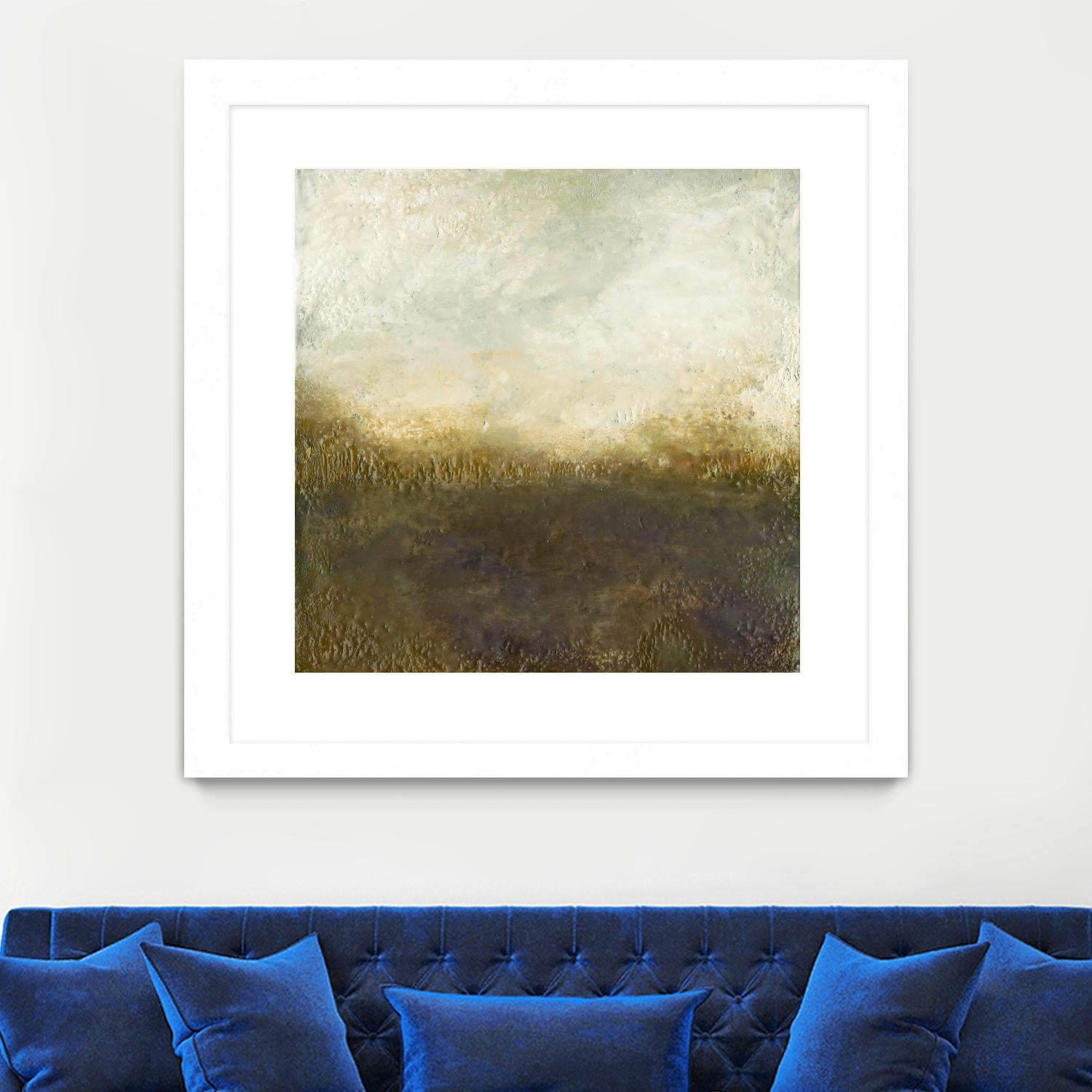 Quiet Marsh III by Sharon Gordon on GIANT ART - brown abstract