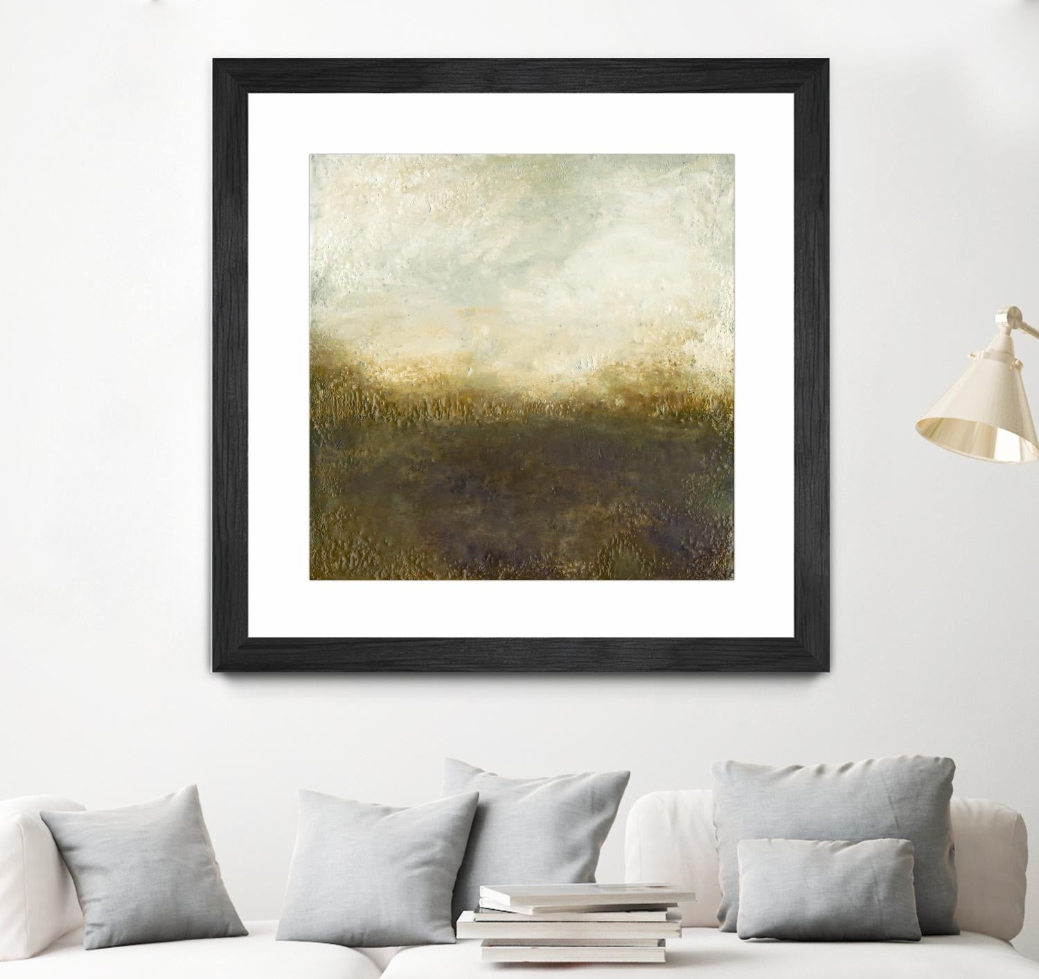 Quiet Marsh III by Sharon Gordon on GIANT ART - brown abstract