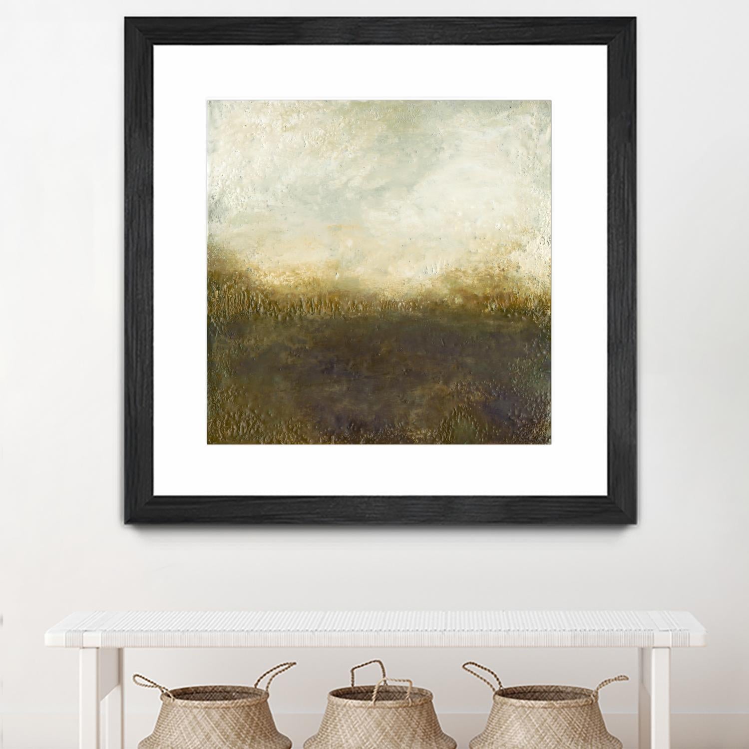 Quiet Marsh III by Sharon Gordon on GIANT ART - brown abstract