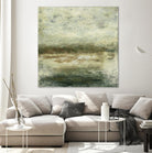 Quiet Marsh IV by Sharon Gordon on GIANT ART - green abstract
