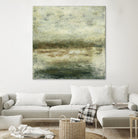 Quiet Marsh IV by Sharon Gordon on GIANT ART - green abstract